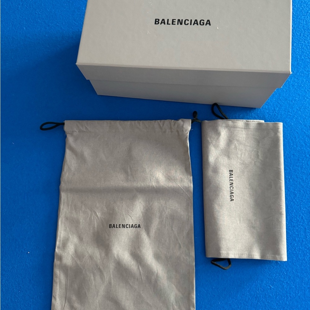 Balenciaga Gray Dust Bags and Box